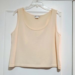 St. John beige knit top